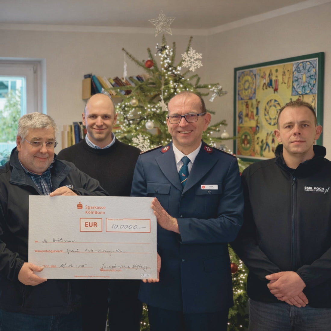 Emil Koch Elektrotechnik GmbH unterstützt die Heilsarmee in Köln